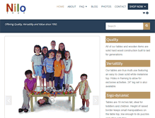 Tablet Screenshot of nilotoys.com
